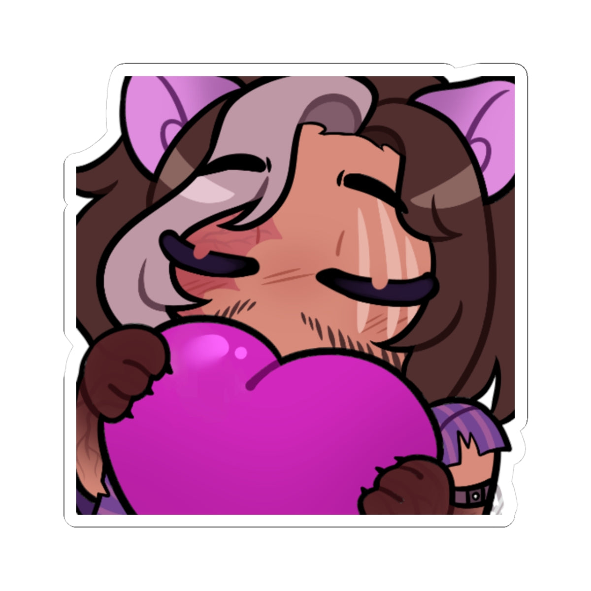 htxLion Heart Sticker