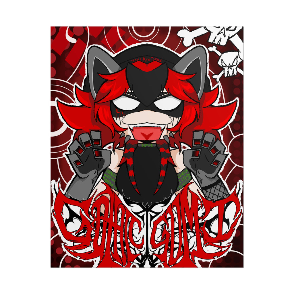 Gothic Gumi "Rawr" Poster