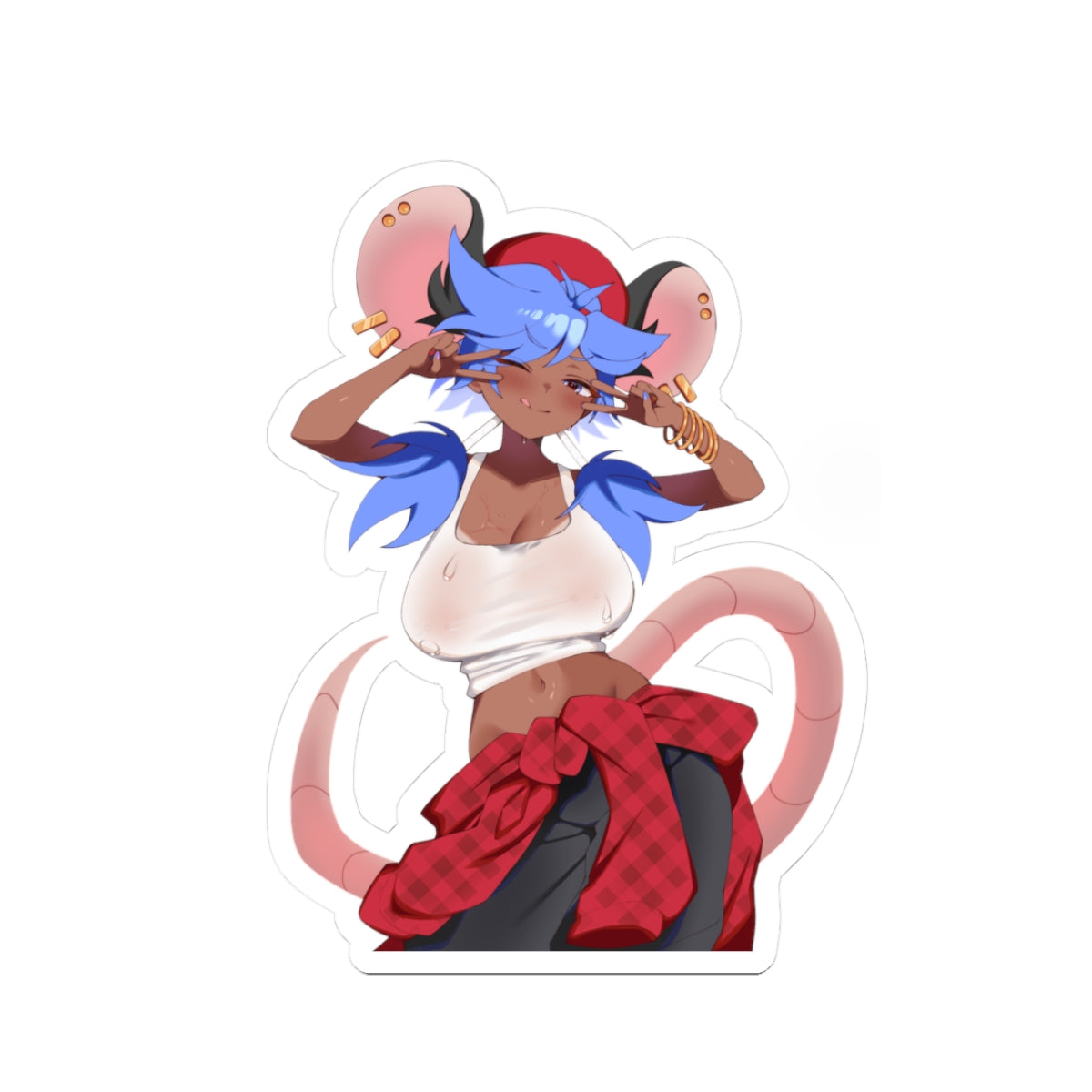 KeyTheMoo "Sk8r Girl" Sticker