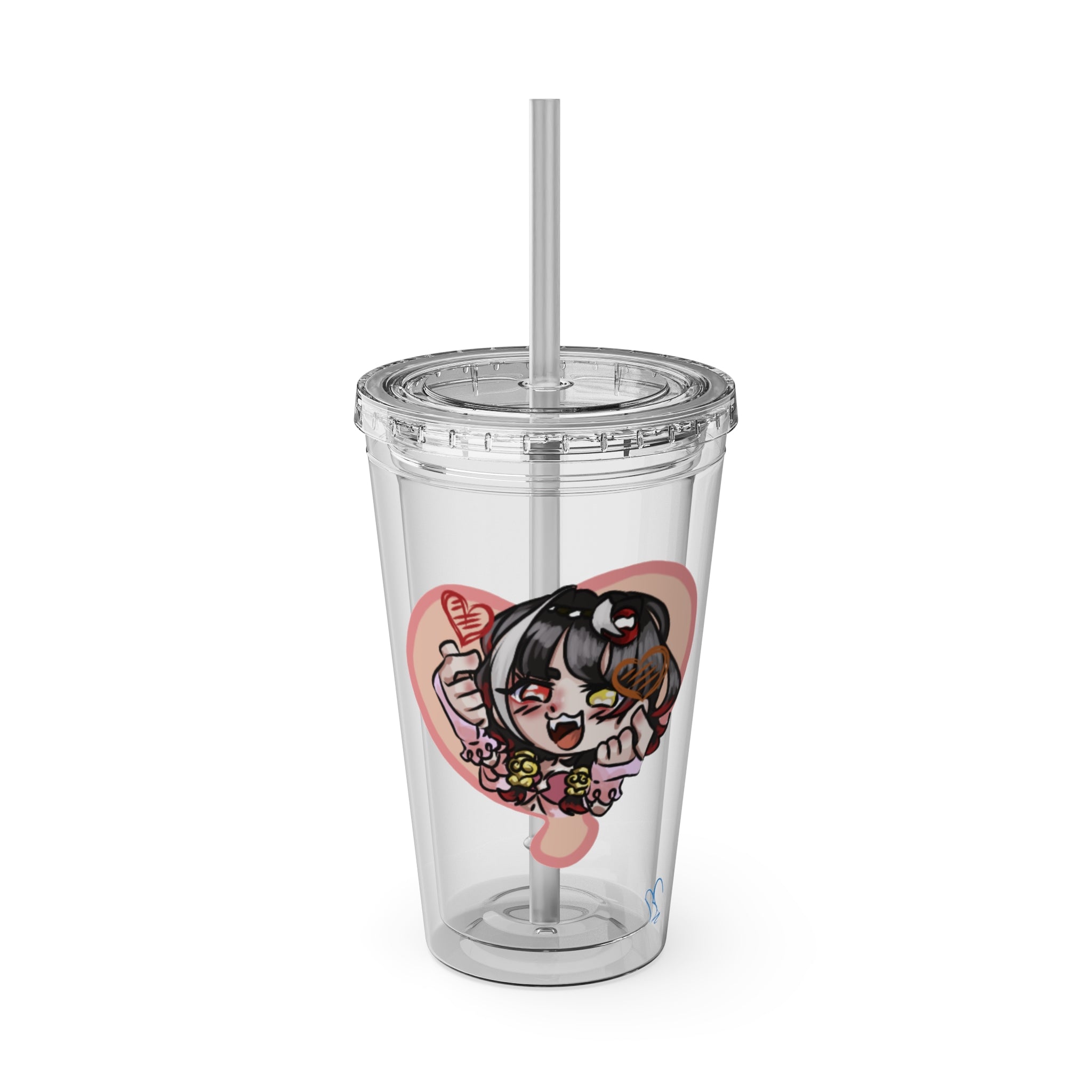 Vatsun Kabuki "Hearts~" Acrylic Tumbler