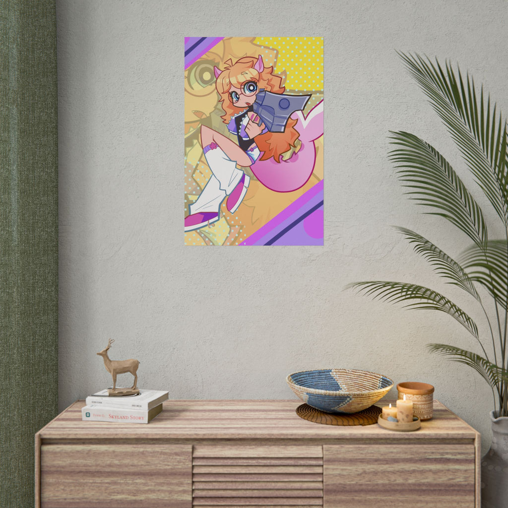 tealeafshark "Armed and Cute" Poster
