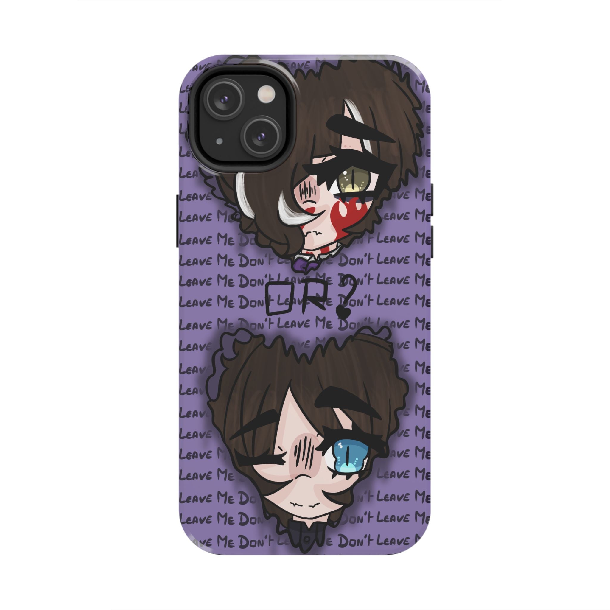 Renée Lysobore "Me or Them" Phone Case