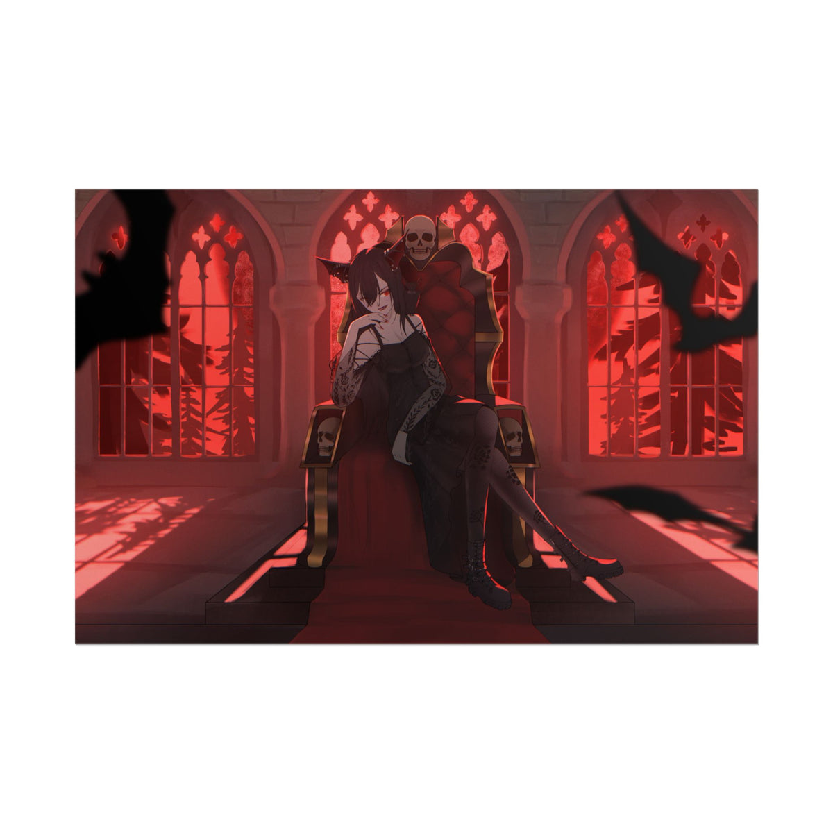 Mirophi "Dark Red Throne" Poster