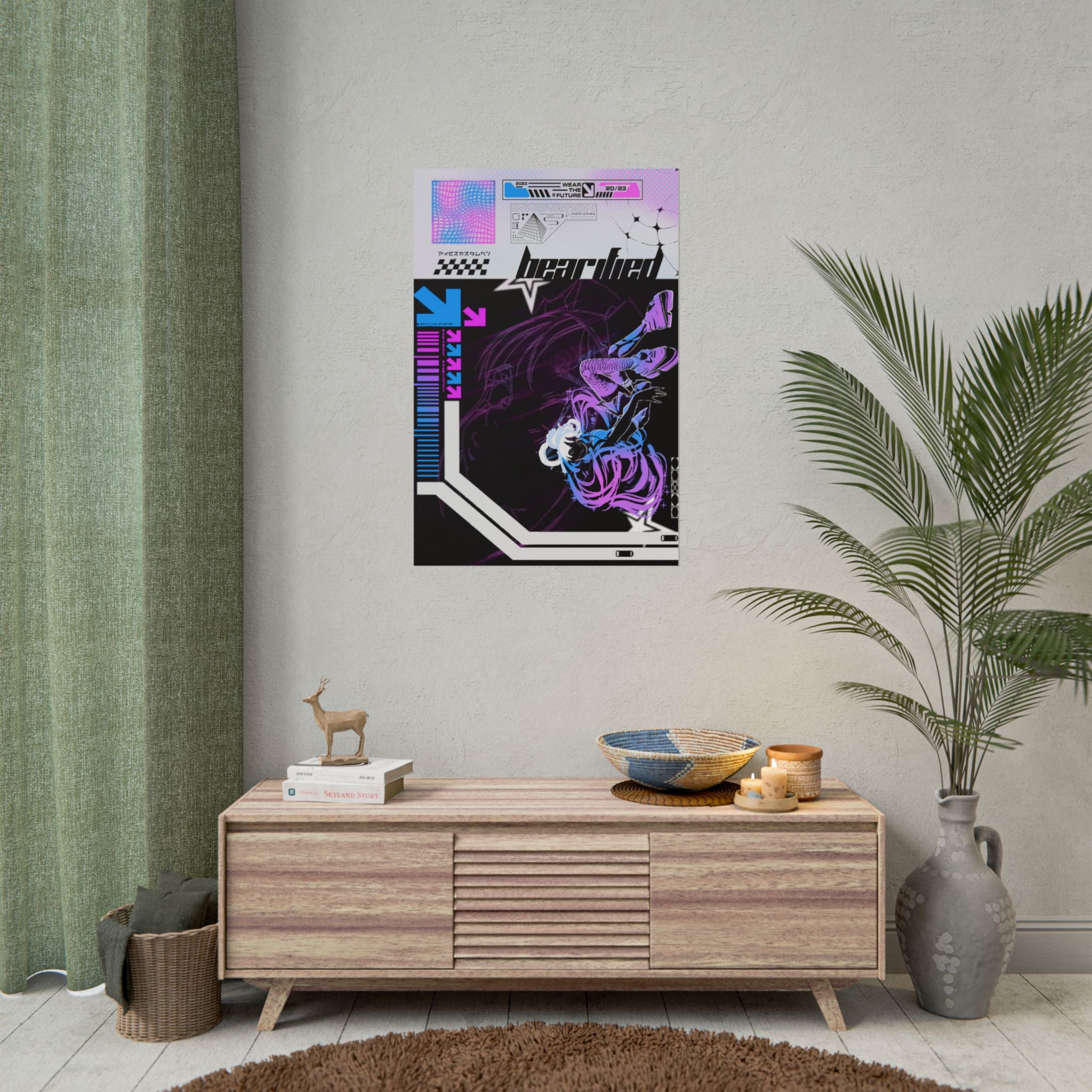 bearwithchloee "Retrowave" Poster