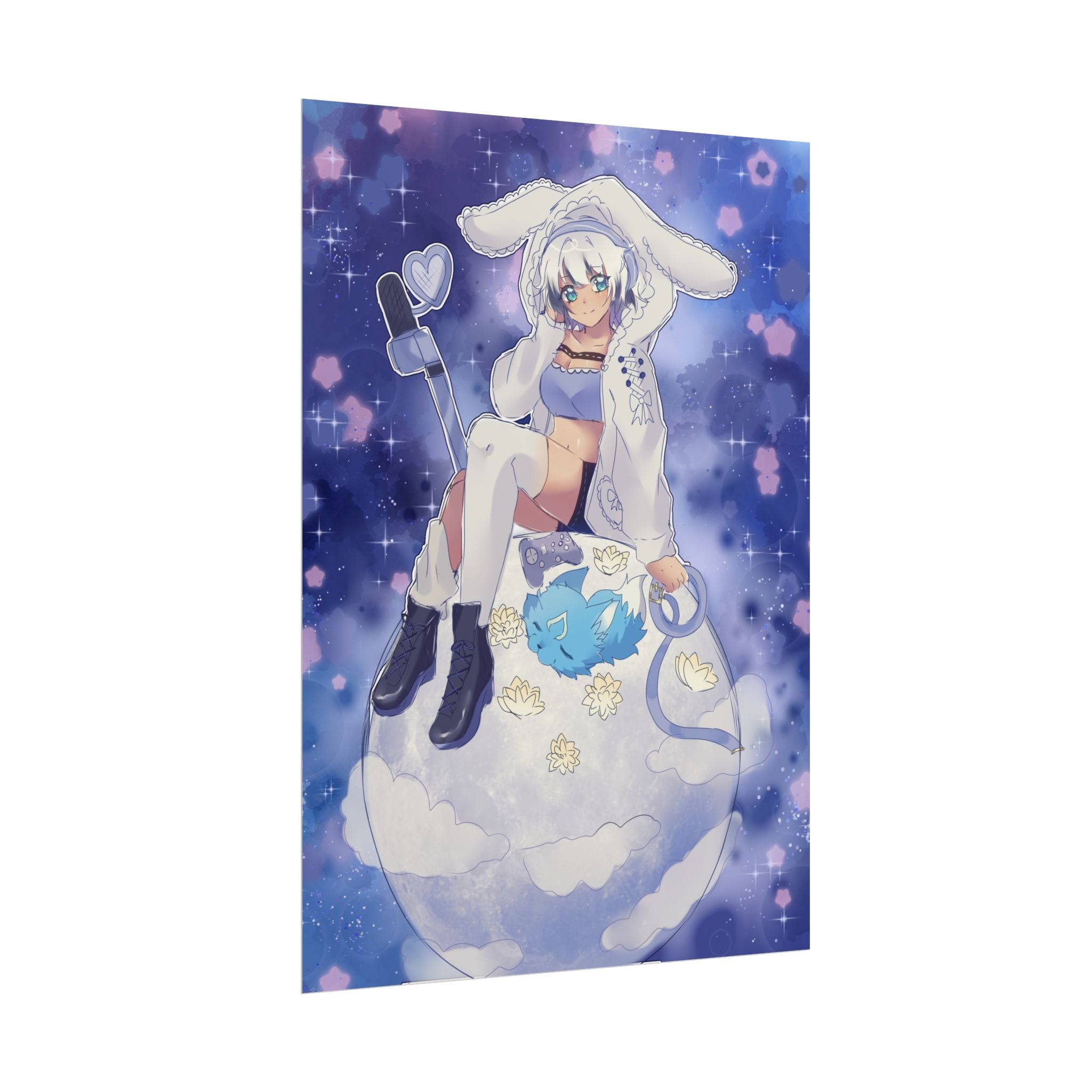 AshenMei Moon Poster