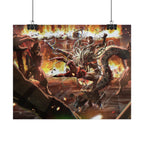 yukurivt "Fighting Village" Poster - KatDragonz