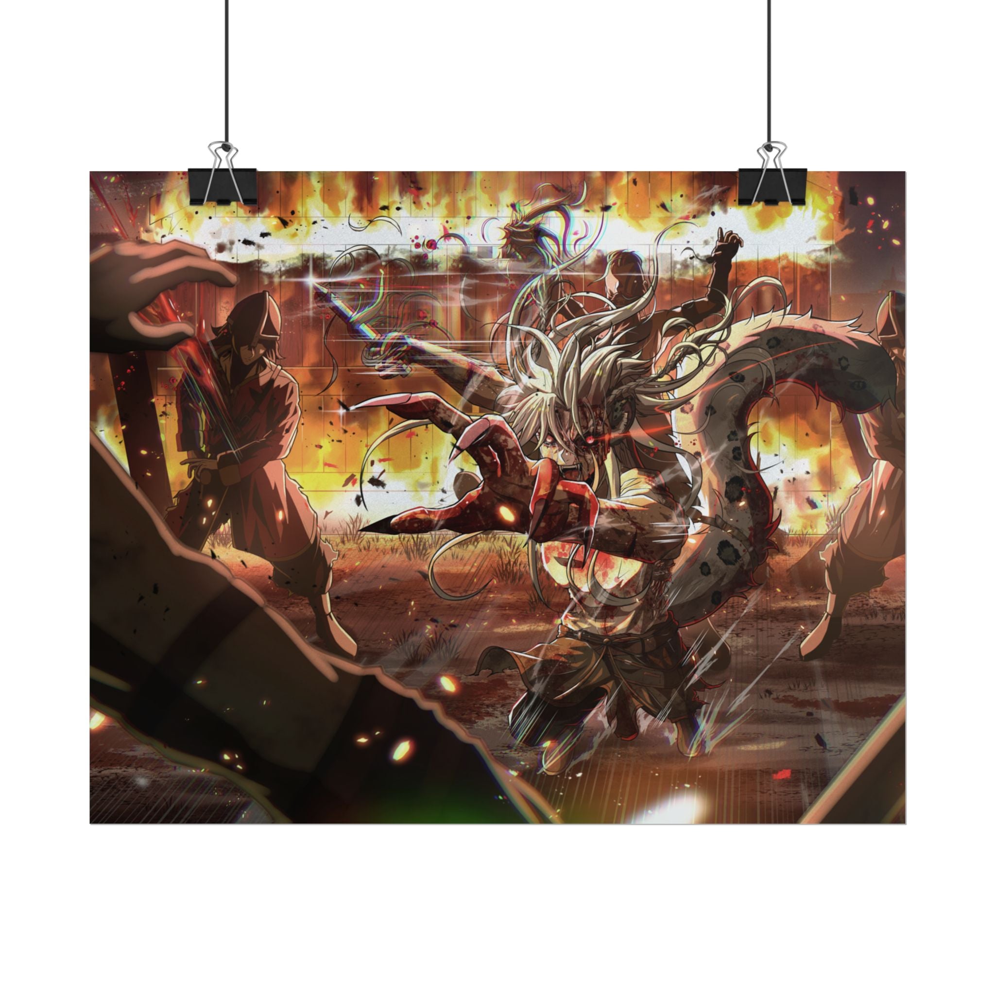 yukurivt "Fighting Village" Poster - KatDragonz