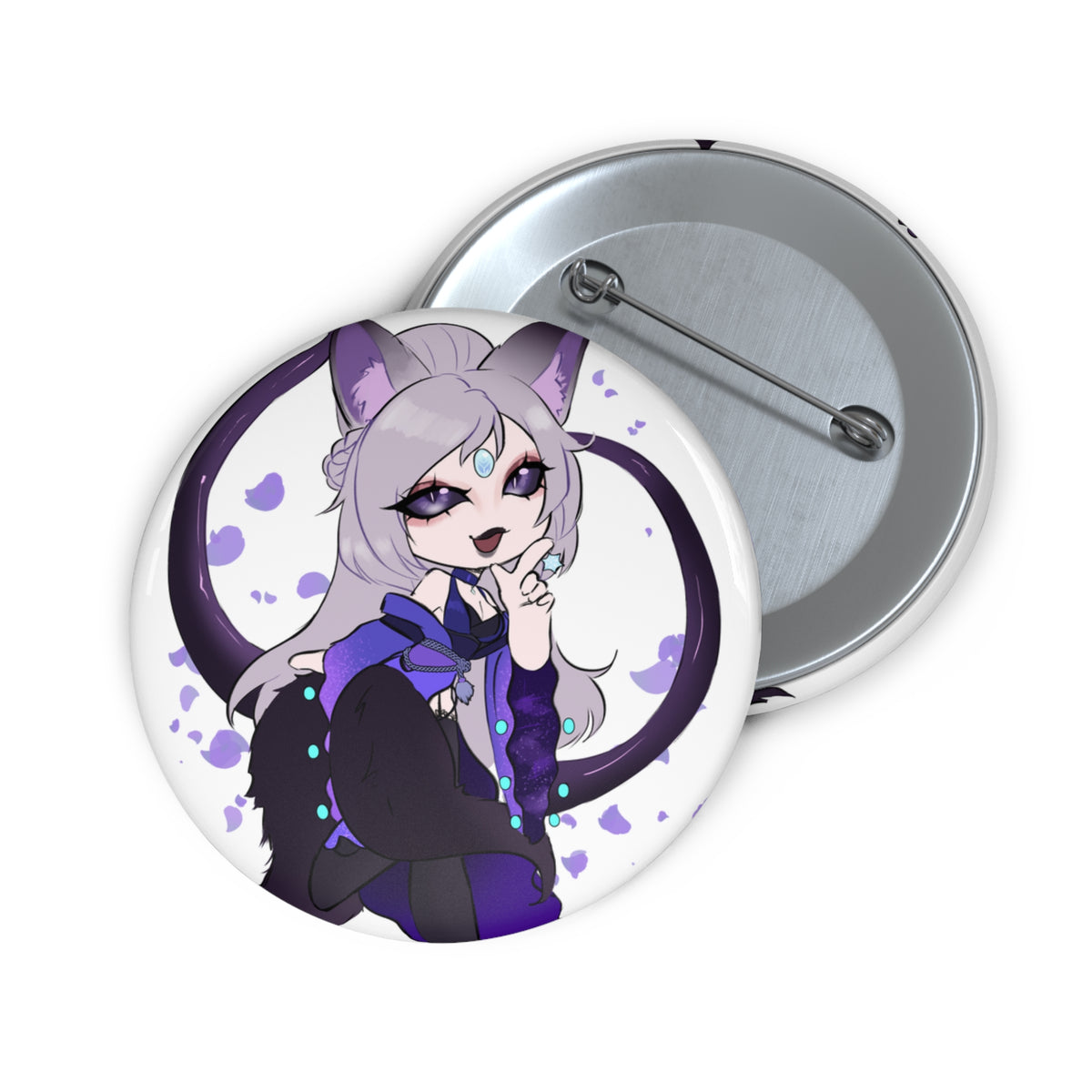 Ayame Shu Pin Button - KatDragonz