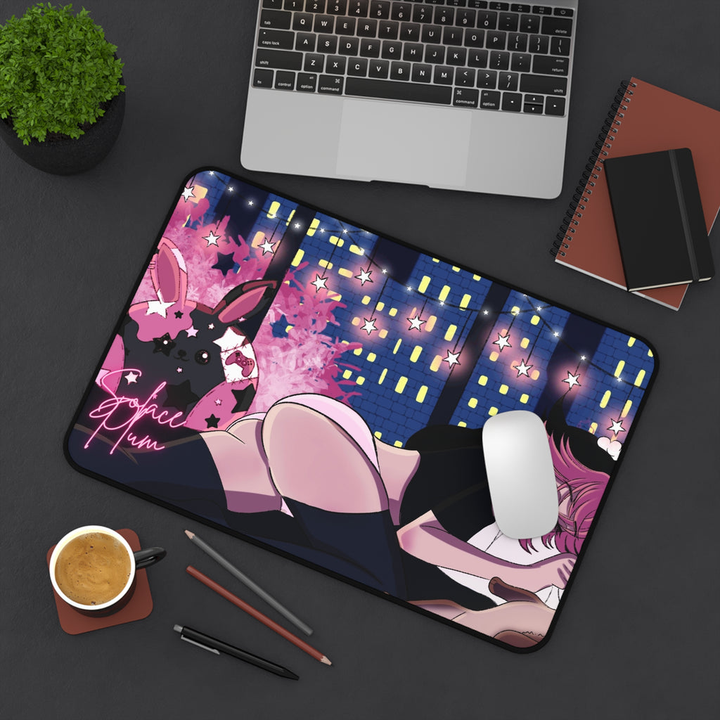 Solace Plum Sleeping Deskmat