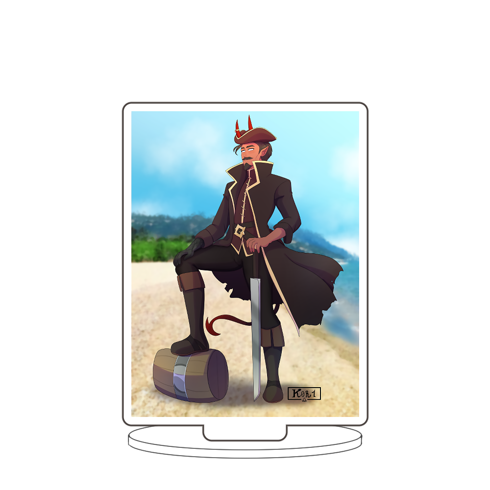 Captain Runthiel "Adventure Awaits" Standee