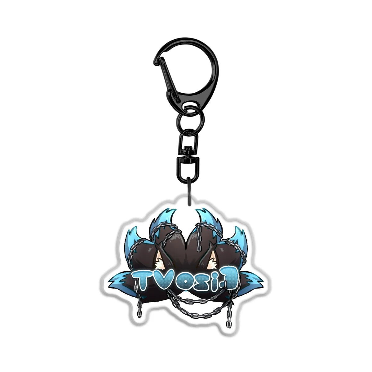 EizoVT "Logo" Front-Side Epoxy Keychain - KatDragonz