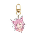 cabbytat "Smile" Keychain - KatDragonz