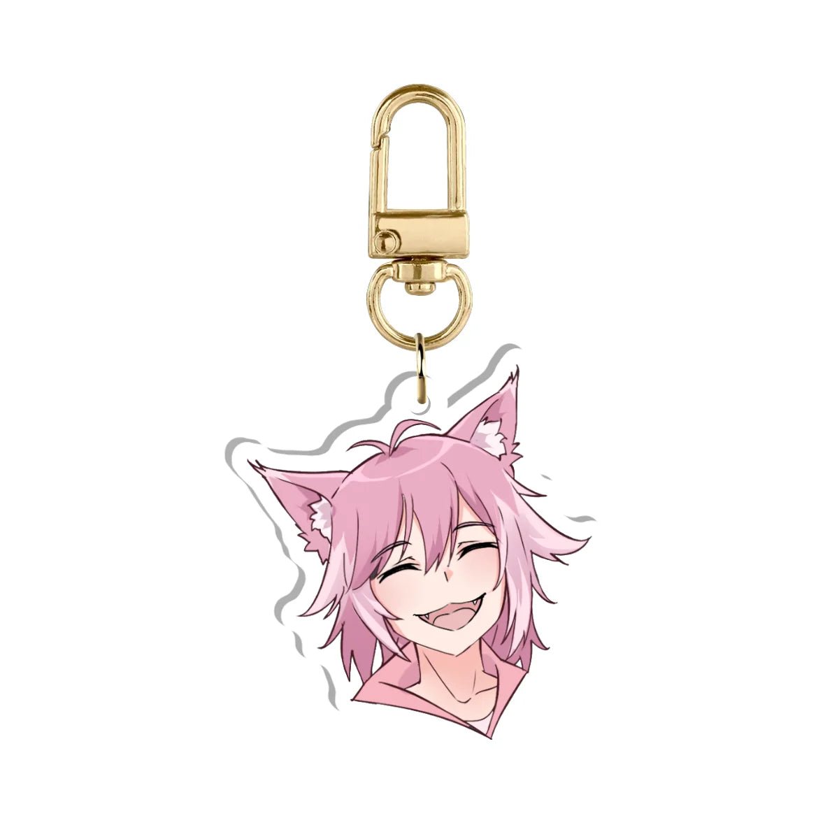 cabbytat "Smile" Keychain - KatDragonz
