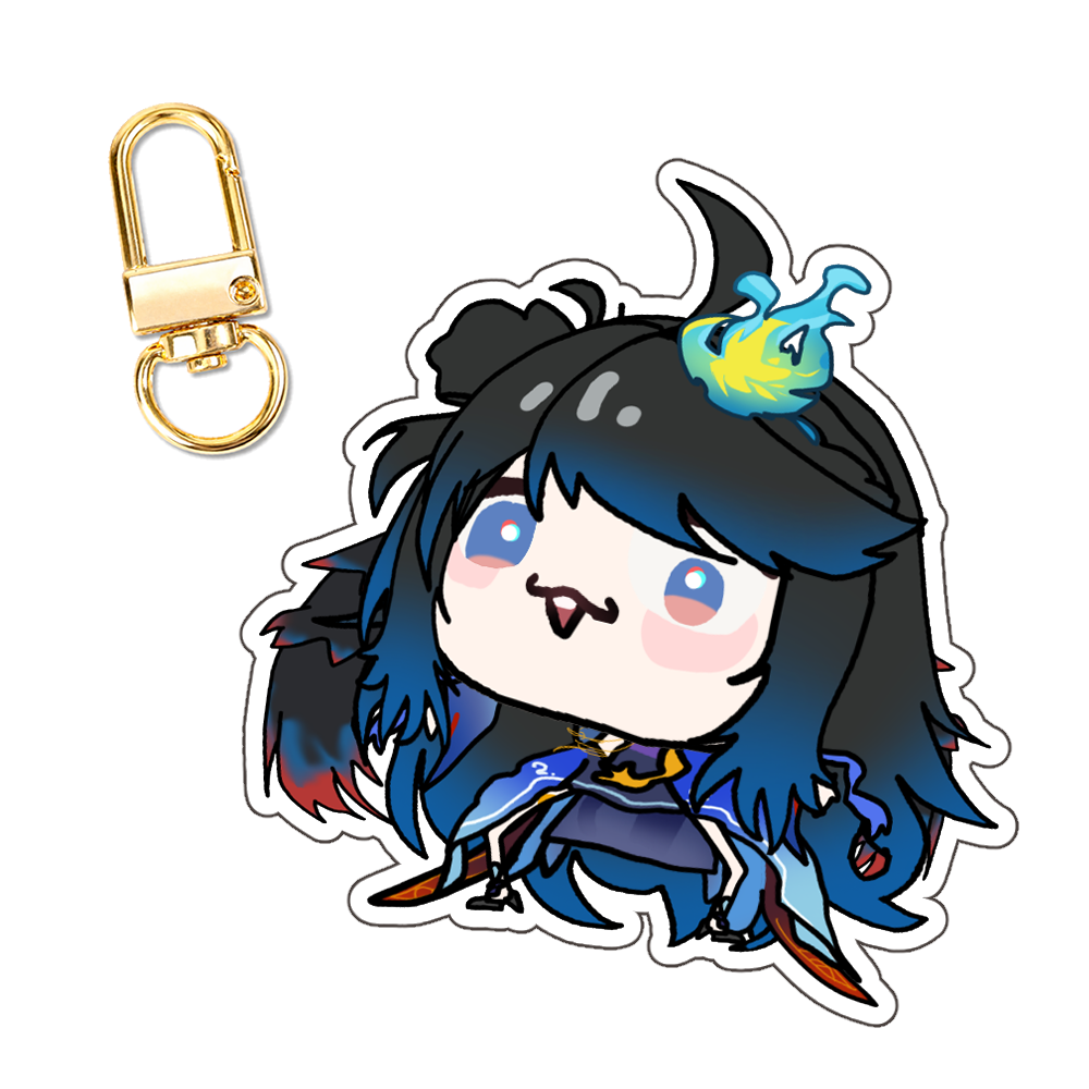 AzukitouVT "derpy" Keychain