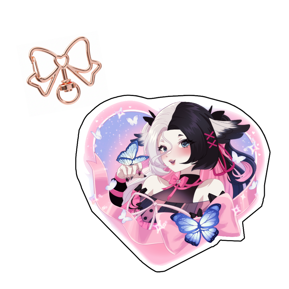 SnowFable "Fae Fracus" Acrylic Keychain