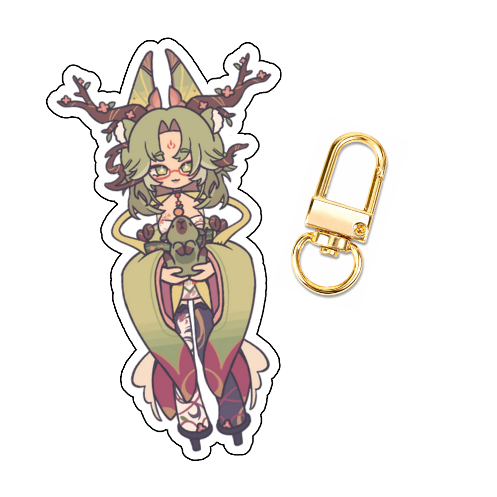 Lev Vellichor "Forest Guardian" Acrylic Keychain