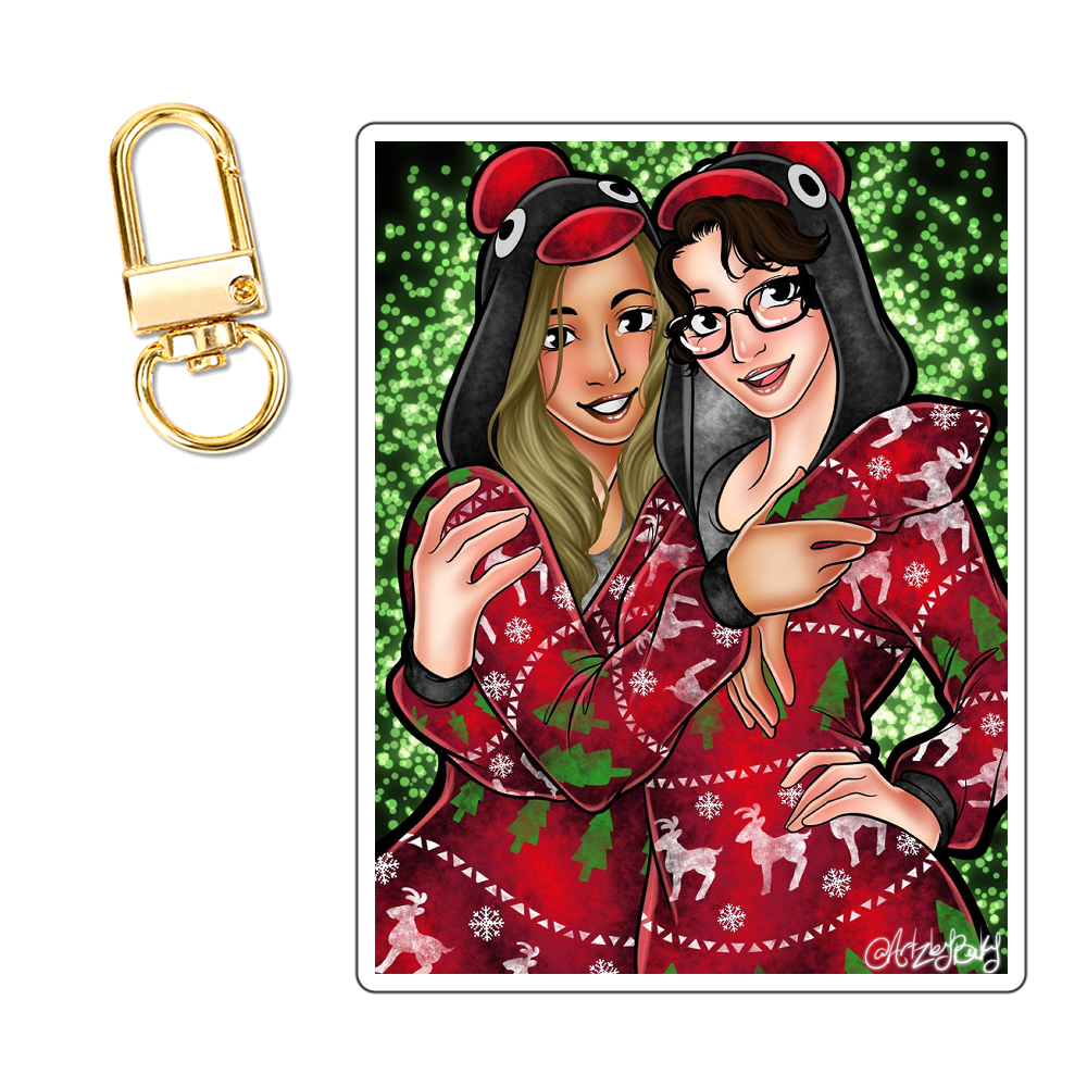 AmandaLeighCosplay "Ugly Sweater" Keychain