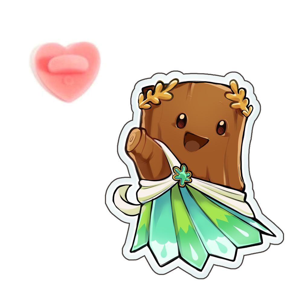 AnActualLog Acrylic Pin