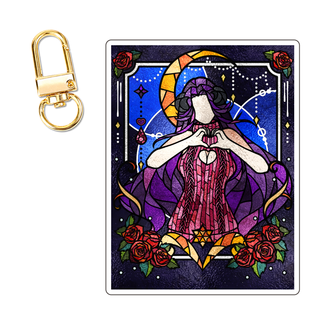 Angelica "Stained Glass" Keychain