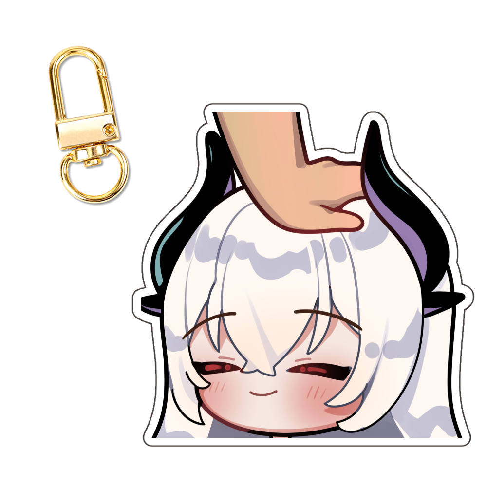 Angelica "Headpat" Keychain