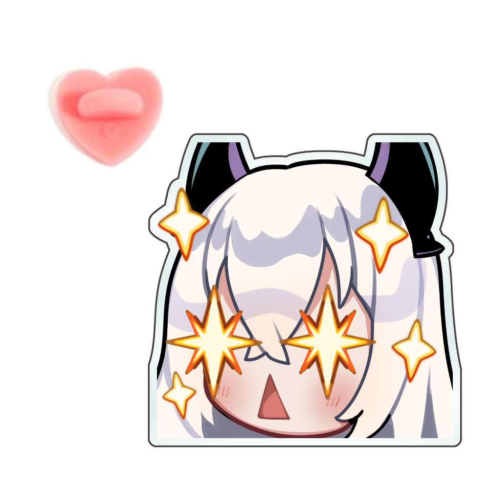Angelica "Excited" Acrylic Pin