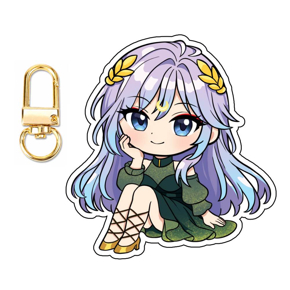 Artemis Gem Keychain