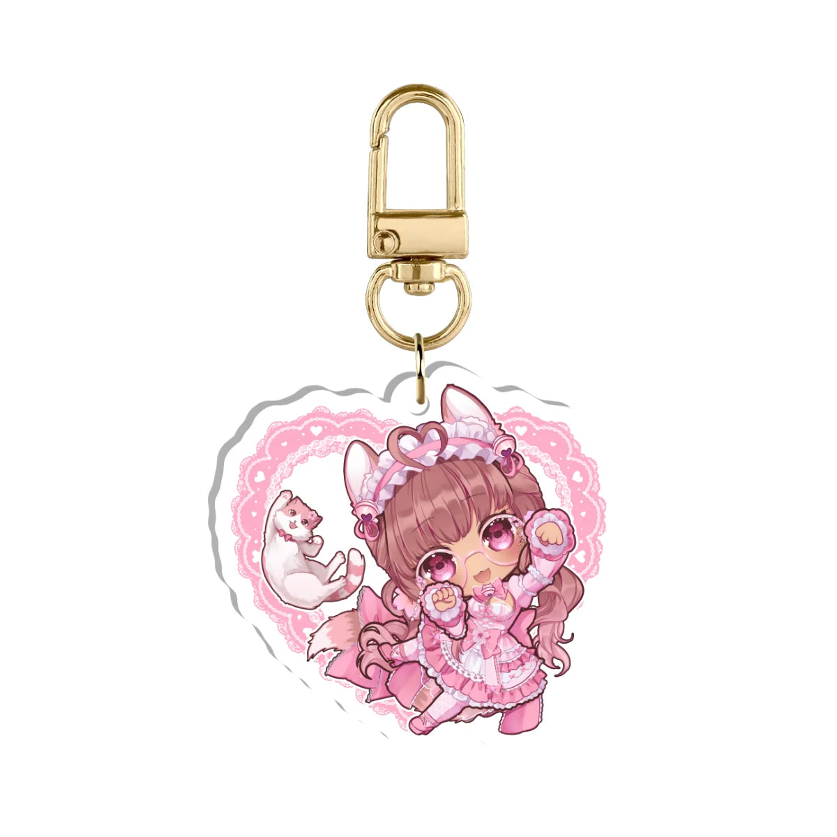 Momoka "Chibi Heart" Keychain
