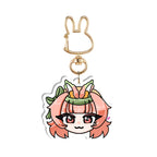 PeachtiiVT "Chibi Head" Keychain