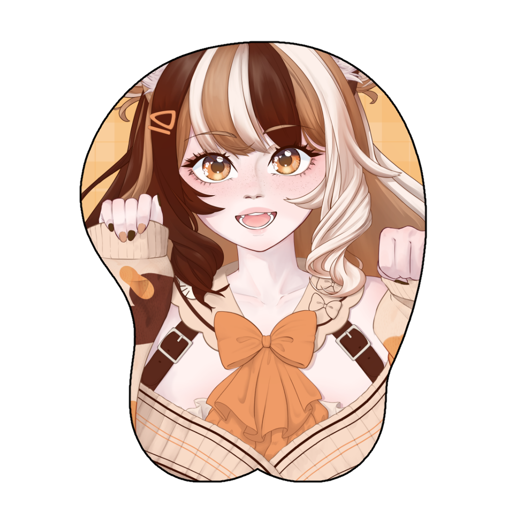 Calico 3D Booba Mousepad