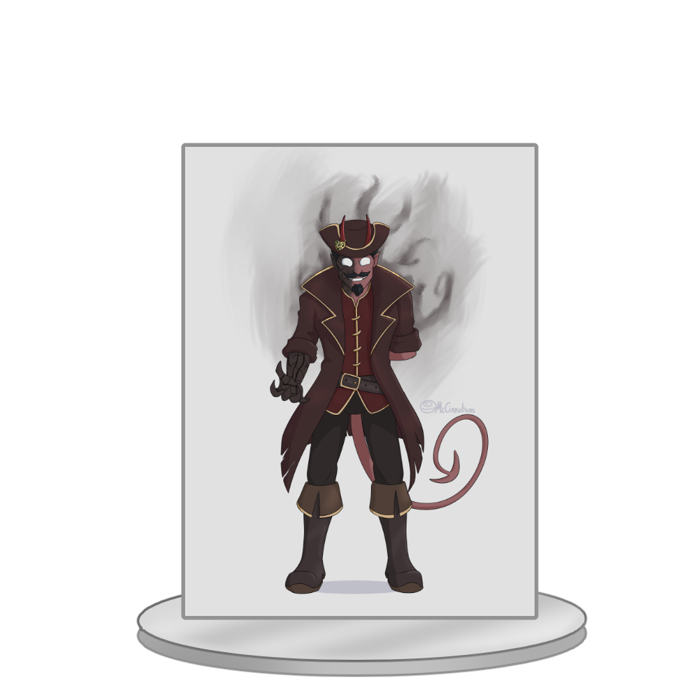 Captain Runthiel "Menacing" Standee