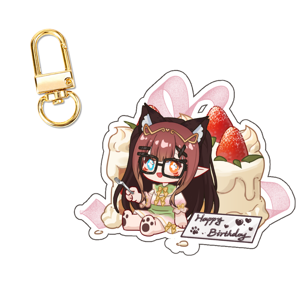 Chaeri "Birthday Cake" Keychain