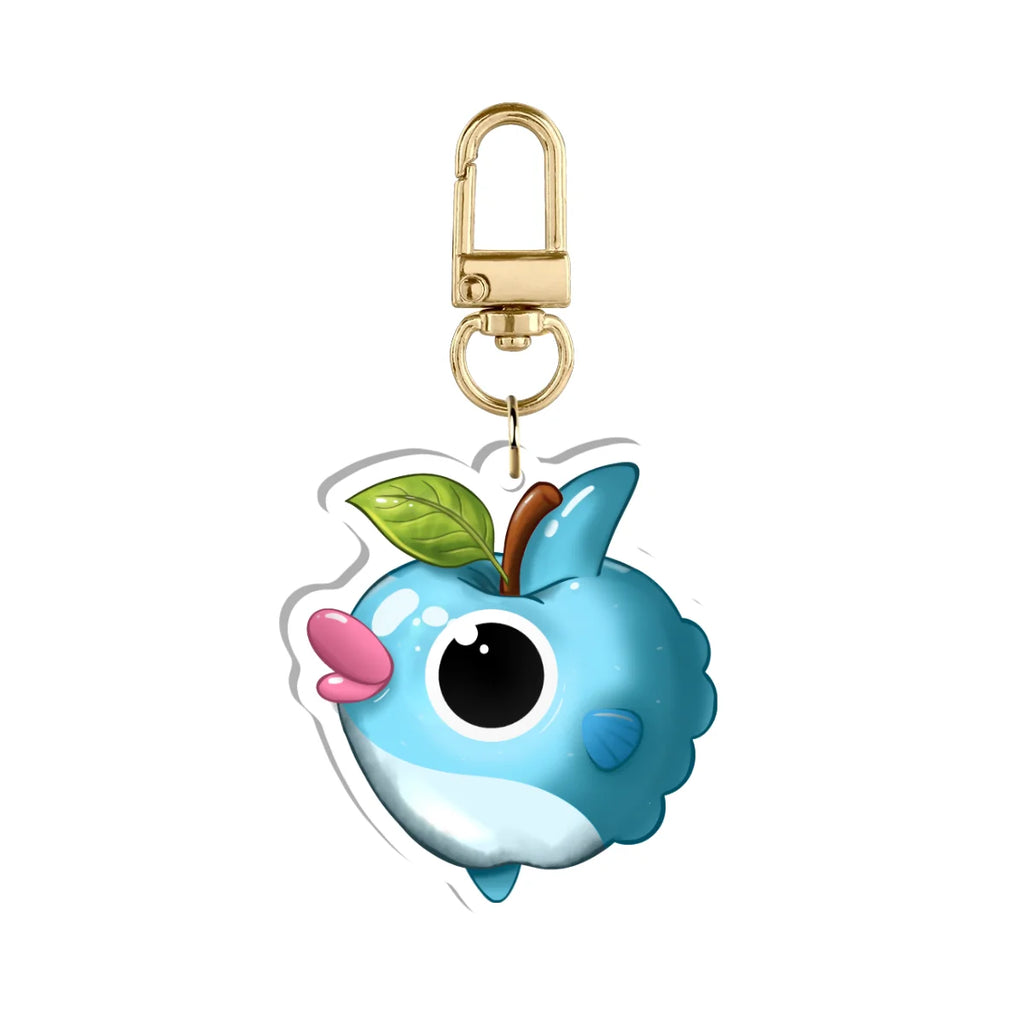 Mr. Grinn "Fish Apple" Keychain