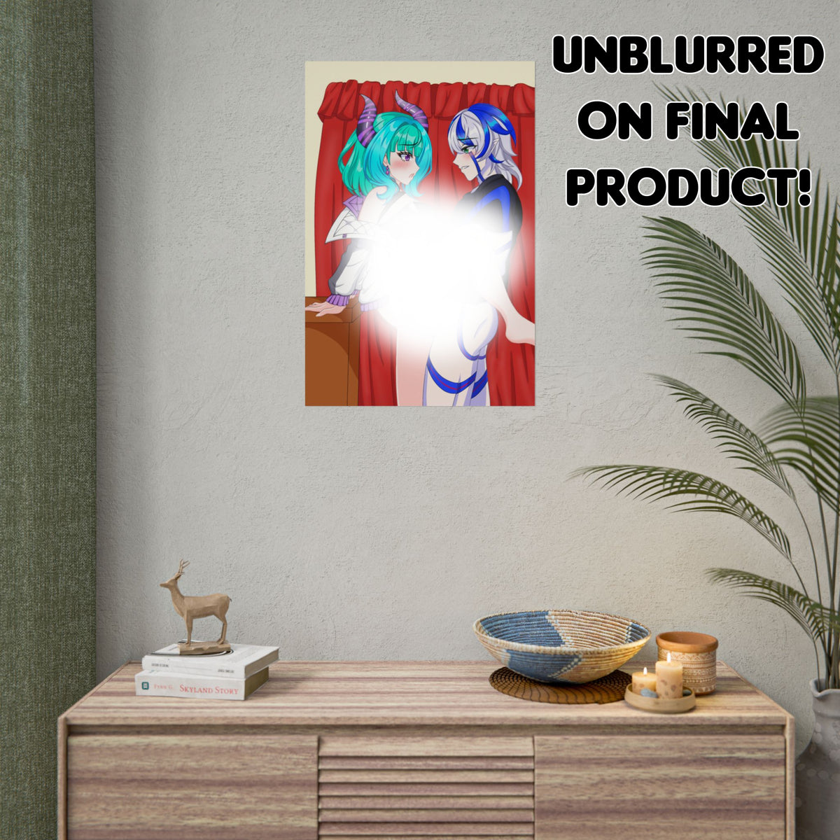 Ray Xash "Clothed Curtain" NSFW Poster
