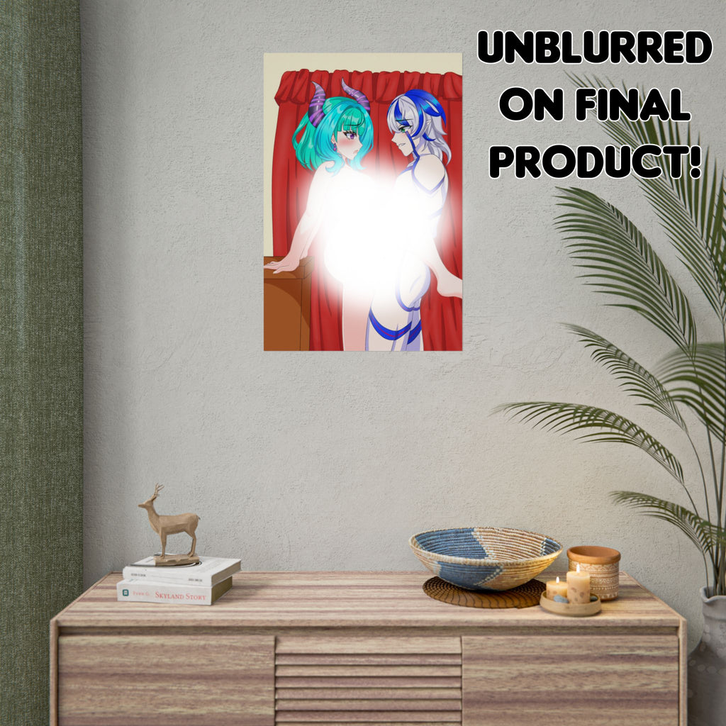 Ray Xash "Unclothed Curtain" NSFW Poster