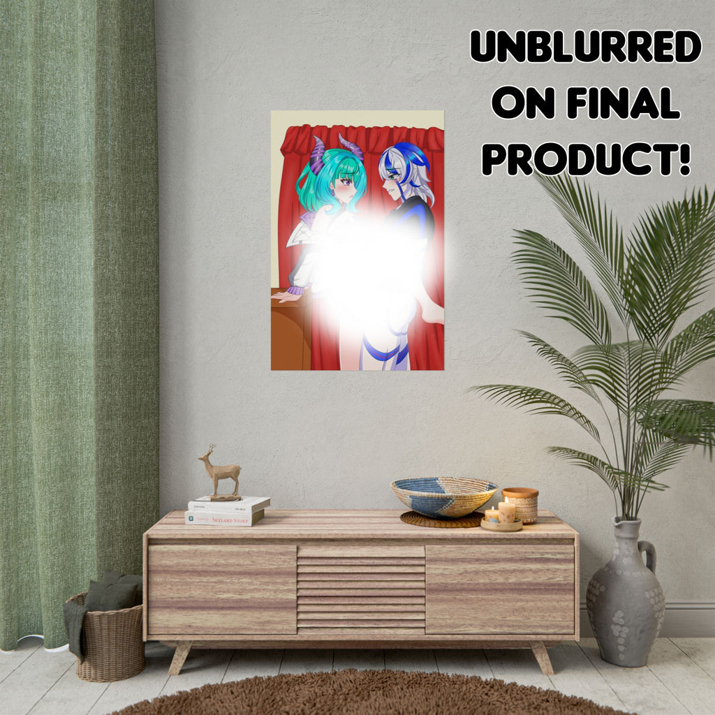 Ray Xash "Clothed Curtain" NSFW Poster