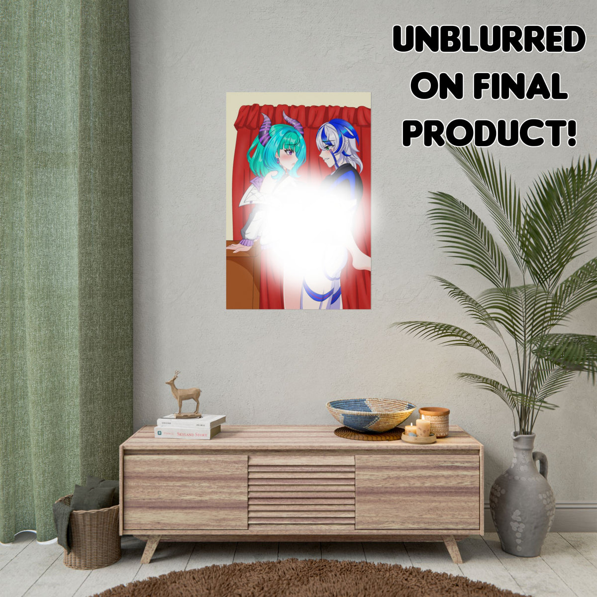 Ray Xash "Clothed Curtain" NSFW Poster