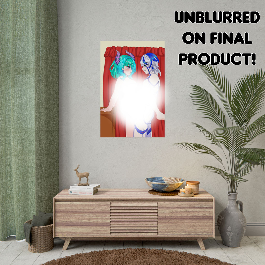 Ray Xash "Unclothed Curtain" NSFW Poster