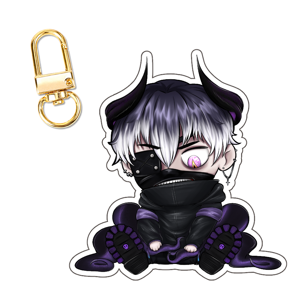 Ghastly "Sit" Keychain