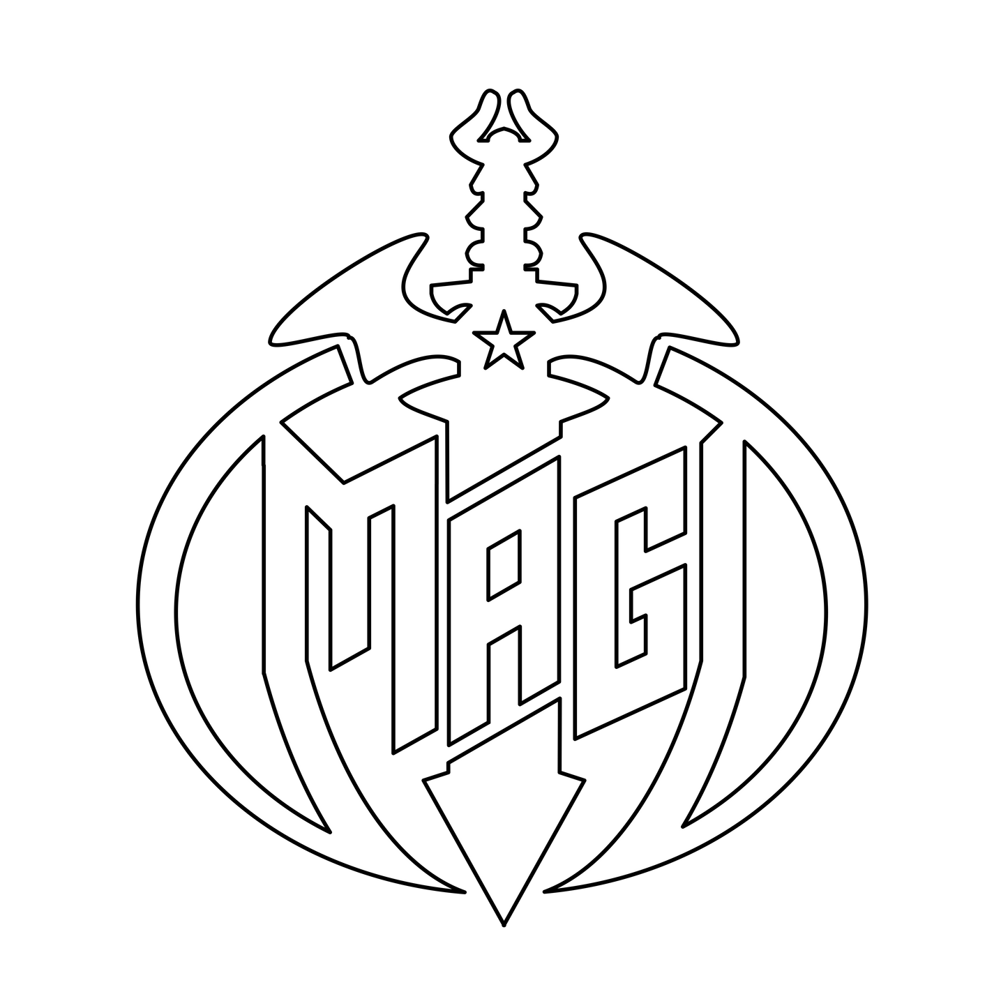 MAGI MAGI GO!! Acrylic Pin