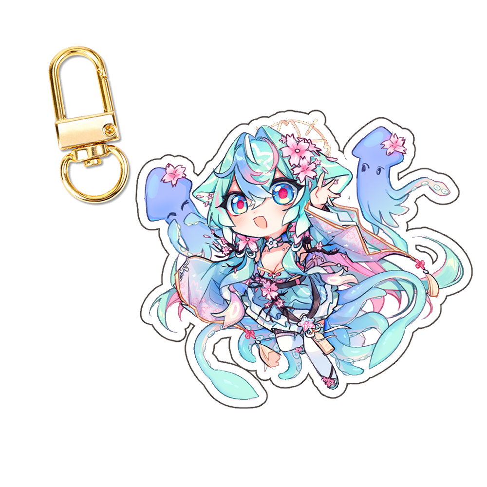 EggieWeggie "Squid Friends" Keychain