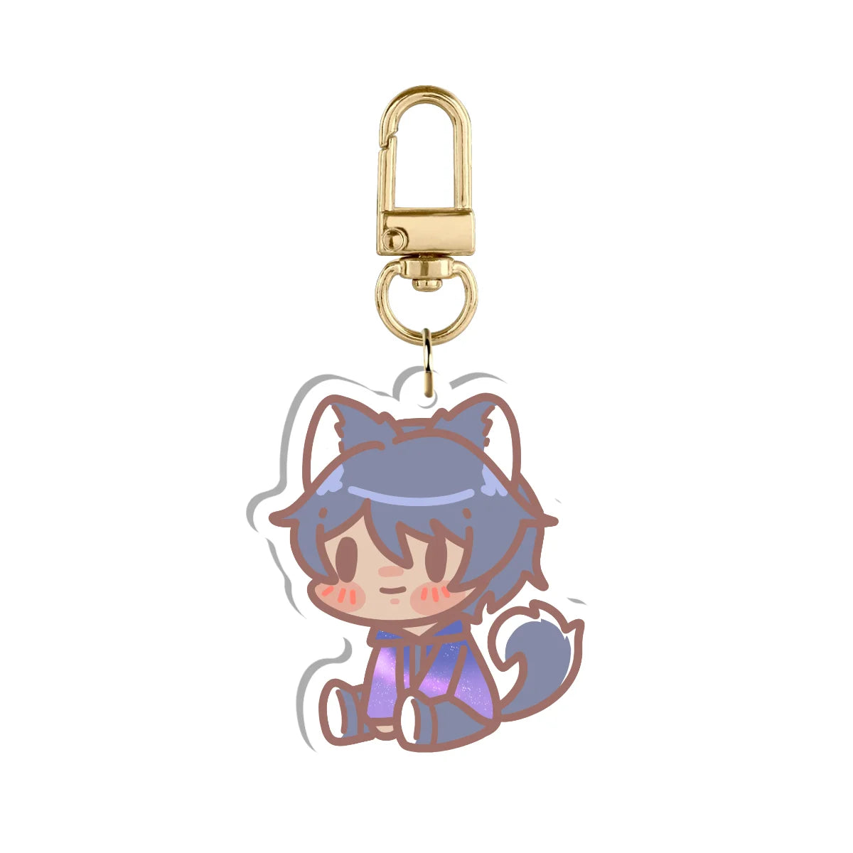 Cosmic "Sit" Keychain