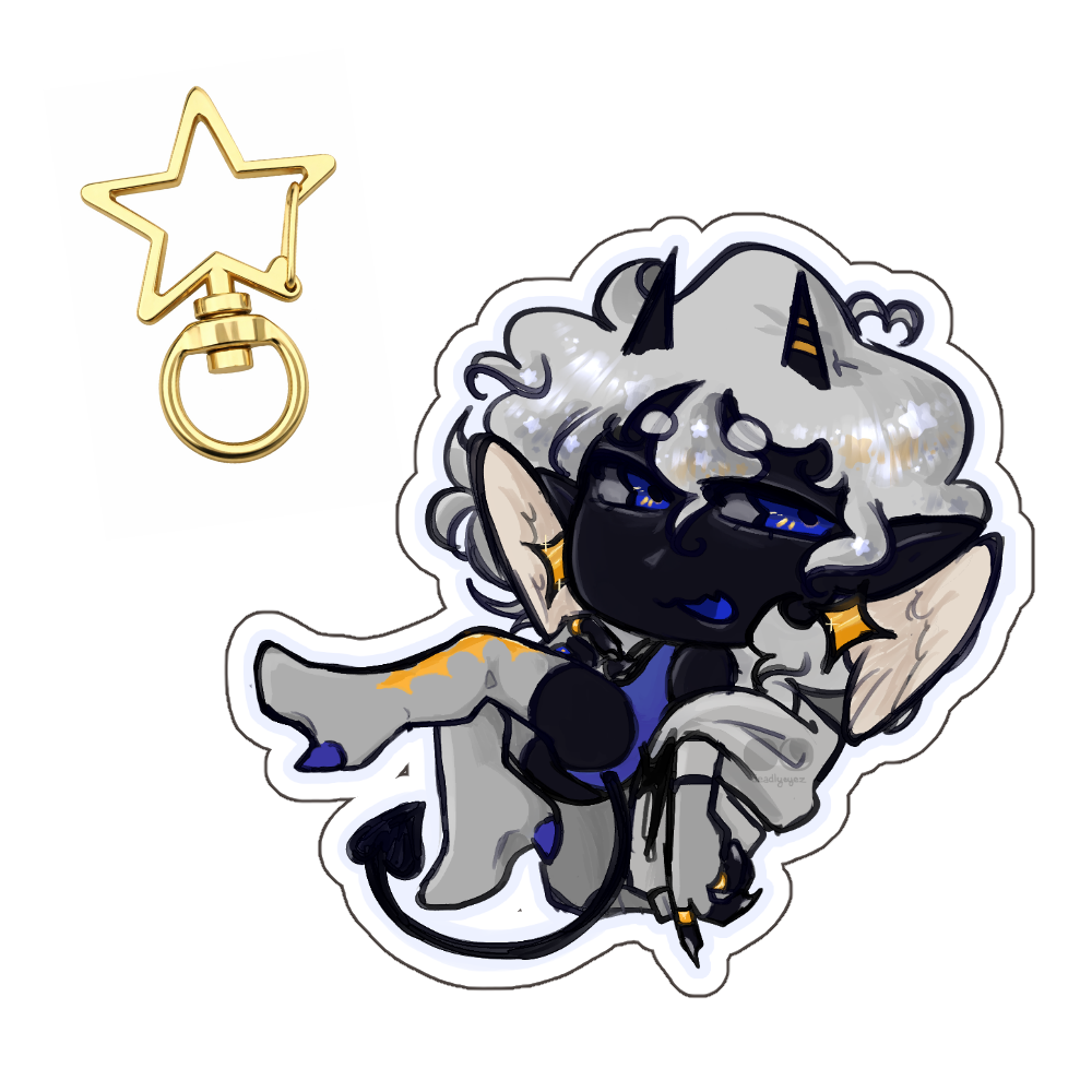 Echoe Star Clasp Keychain