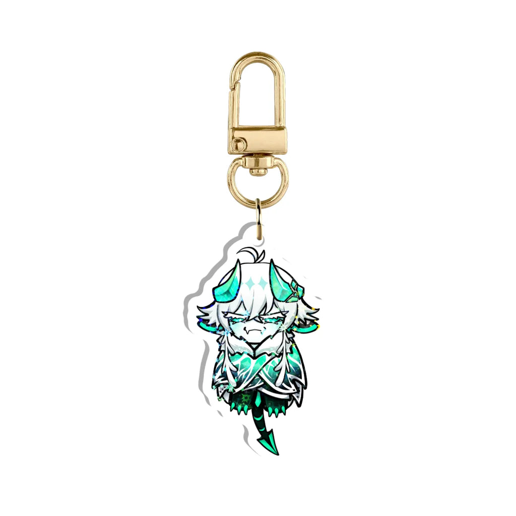Typhon "Smug Hanging" Holographic Keychain