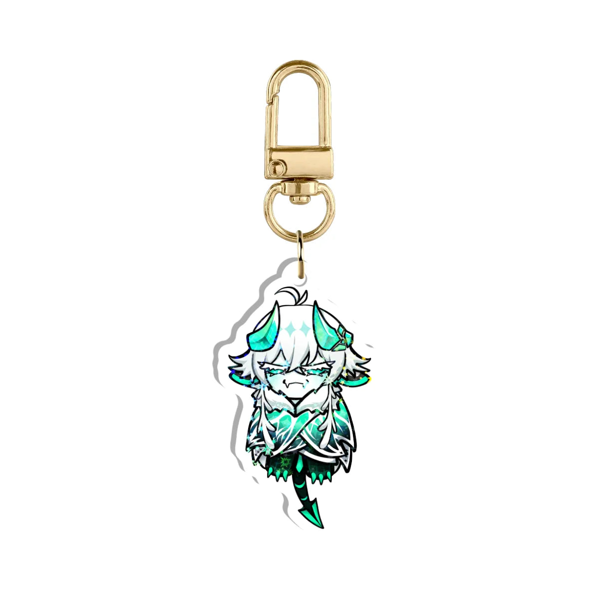 Typhon "Smug Hanging" Holographic Keychain