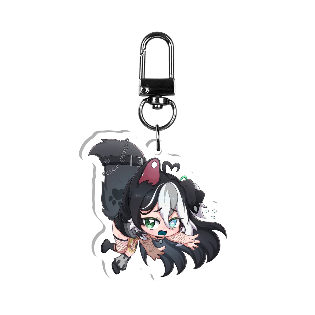 dognamedKats "Dangling" Holographic Keychain