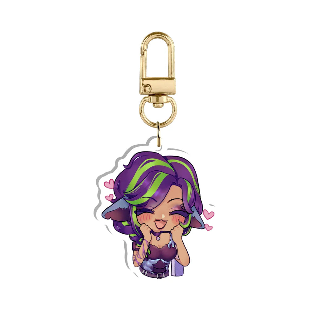Amefloof "Squeal" Keychain