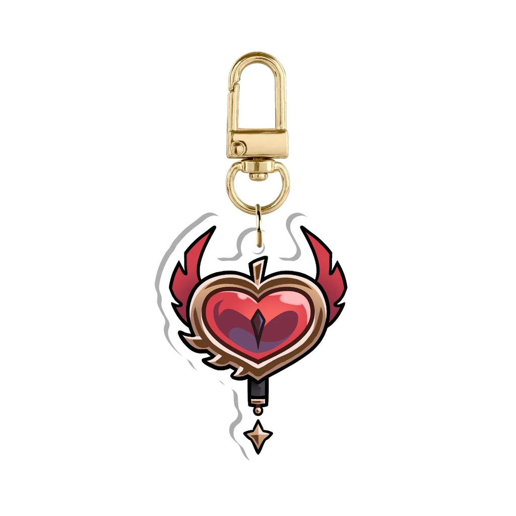 Mr. Grinn "Core Crest" Keychain