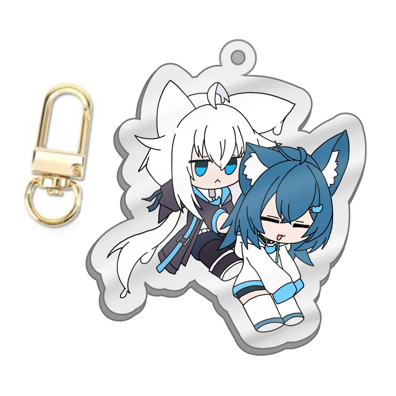 Peanut + Koro Keychain
