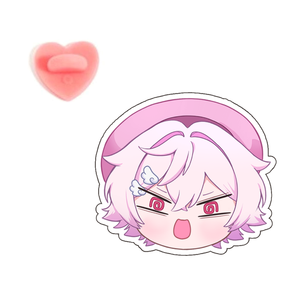 echovtstudio "Confused" Acrylic Pin