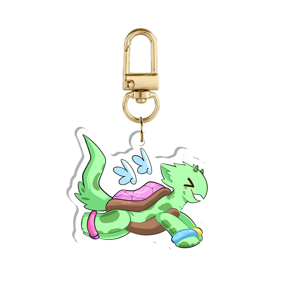 Bisc "Flying Mascot" Keychain